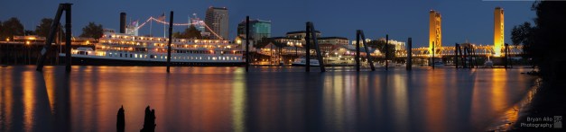 Old Sacramento at Sunset